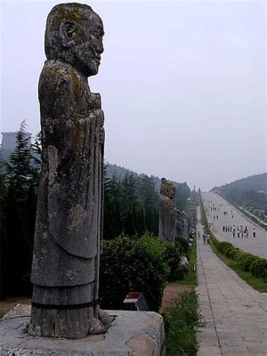 Le Tombeau de l'Empereur Gaozong: Une Exploration Intrigante des Contours Spirituels et des Nuances Chromatiques !